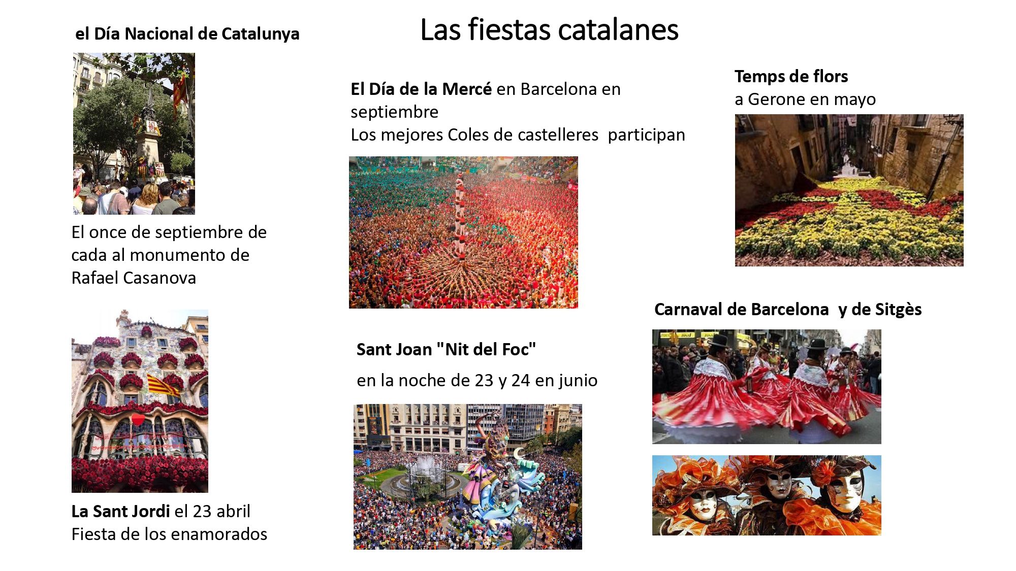 las fiestas catalanes