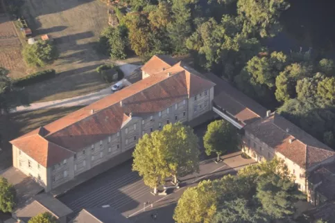 vue sur le collège depuis le ciel