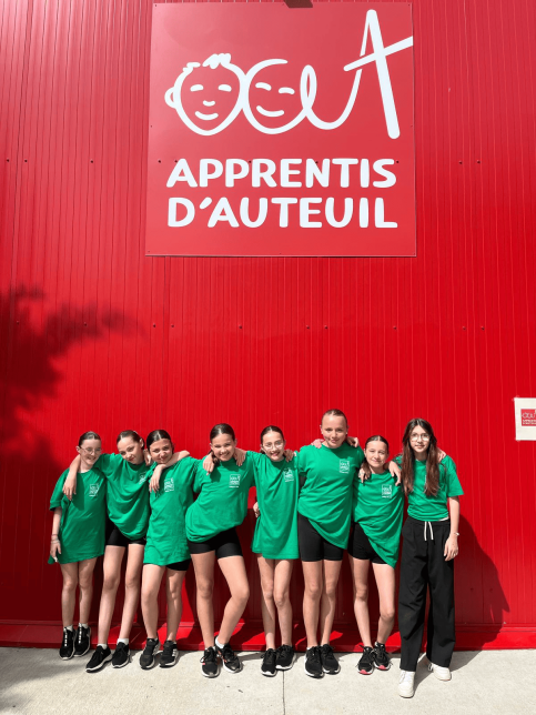 jeunes filles du step