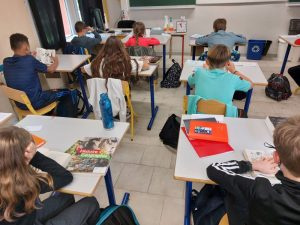 en classe