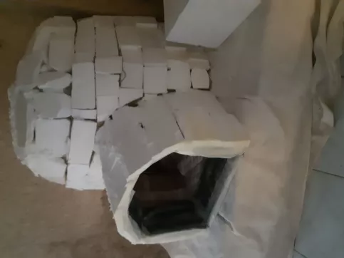 igloo en construction